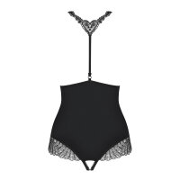 Obsessive Chiccanta crotchless teddy black