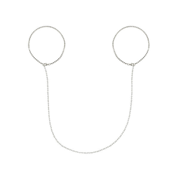 Obsessive Bijou cuffs silver