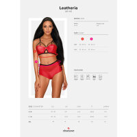 Obsessive Leatheria 2 pcs set red