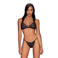 Obsessive Elisetta 2pcs set black
