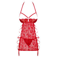 Obsessive Rediosa chemise & thong red