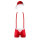 Obsessive Mr Claus costume red