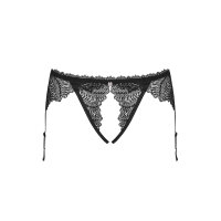 Obsessive Romanesa crotchless garter belt black