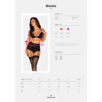 Obsessive Blanita 3pcs set black