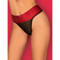 Obsessive Tienesy thong black-red