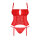 Obsessive Blossmina corset & thong red