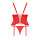 Obsessive Blossmina corset & thong red