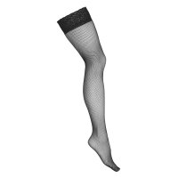 KOTEK fishnet hold ups black