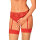 Obsessive Dagmarie garter panties red