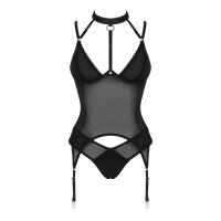 Obsessive Brasica corset & panties black