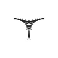 Obsessive Celia Noir crotchless thong black