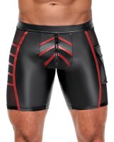 Mens Shorts Black/Red L