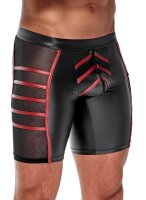 Mens Shorts Black/Red L