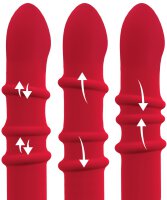 Rabbit Vibrator with 3 moving Rings