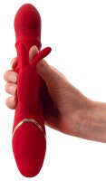 Rabbit Vibrator with 3 moving Rings