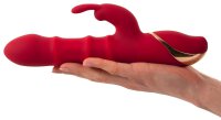 Rabbit Vibrator with 3 moving Rings