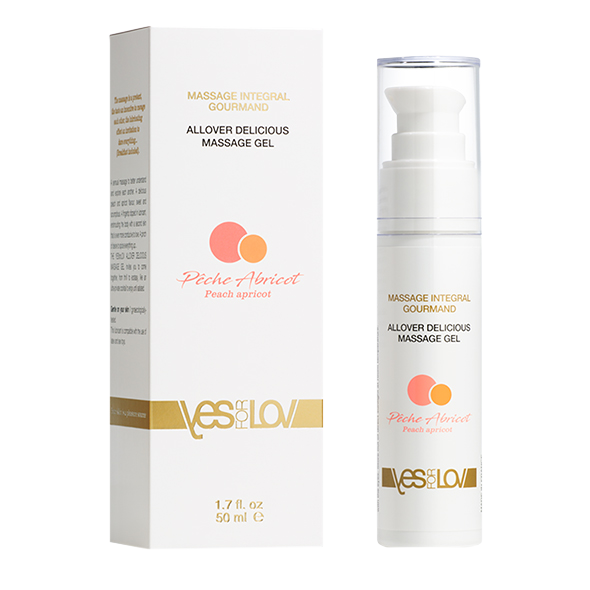 YESforLOV - Allover Delicious Massage Gel Peach Apricot - 50 ml