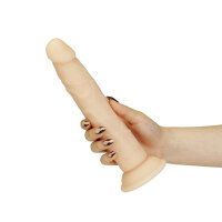 Naked Addiction - 22,8 cm Silicone Bendable Dual Density Dildo Vanilla
