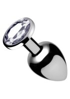 Booty Sparks  Clear Gem Anal Plug Small - Clear