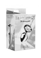Booty Sparks  Clear Gem Anal Plug Small - Clear