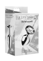 Booty Sparks Anal Plug Clear Gem S 2,8 cm