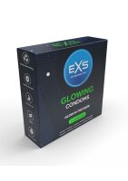 EXS Glow - Condoms - 3 Pieces