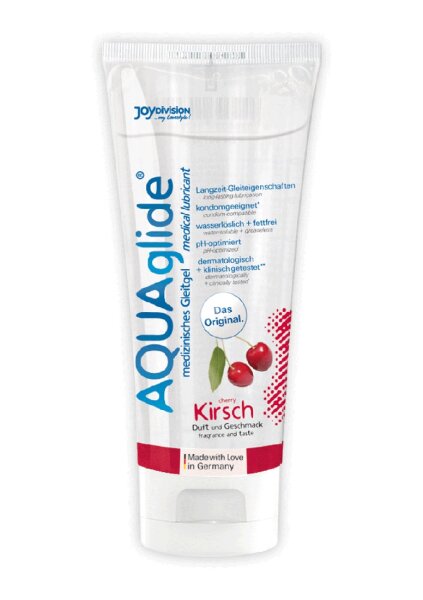 JoydivisionAquaglide Neutral - Flavored Waterbased Lubricant - Cherry 100 ml