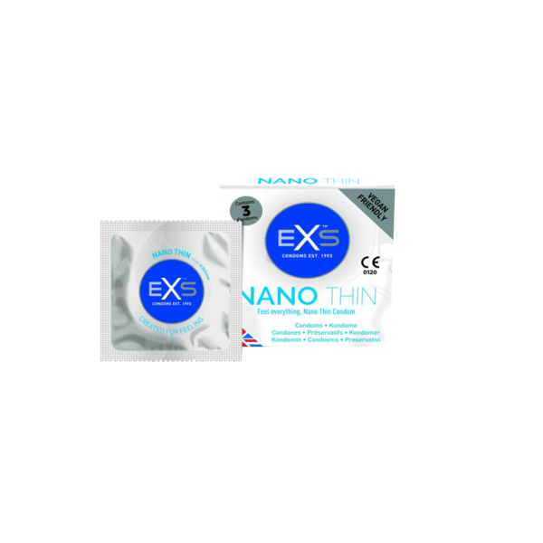 EXS Nano Thin - Condoms - 3 Pieces
