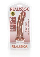 Curved Realistic Dildo with Suction Cup - 6" / 15,5 cm