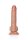 Curved Realistic Dildo with Balls and Suction Cup - 7" / 18 cm