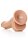 Curved Realistic Dildo with Balls and Suction Cup - 8" / 20,5 cm