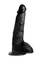 XR Brands Beefy Brad 9 Dildo mit Hoden schwarz 23 cm