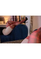 Kixies Grace hold-up stockings multicolored checkered red M