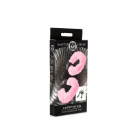 Master Series Cuffed In Fur Furry Handcuffs - Pink