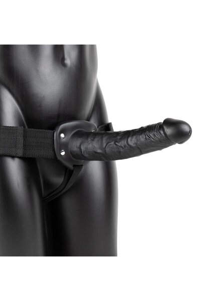 Vibrating Hollow Strap-On without Balls - 27 cm