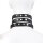Tripple O-Ring Strap Collar PU-Leather