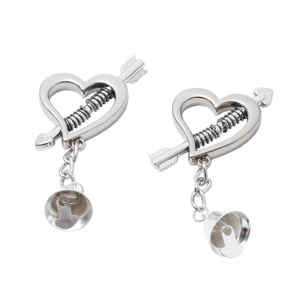 Heart Shaped Spring Nipple Clamps