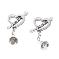 Heart Shaped Spring Nipple Clamps