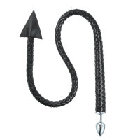 Devil Tail Buttplug and Weaved Whip