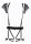 Allure St. Tropez Babe Suspender OS Black