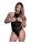 Magic Silk - Seamless Halter Teddy - One Size - Black