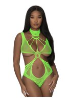 Magic Silk - Seamless Teddy - One Size - Lime