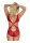 Magic Silk - Seamless Teddy - One Size - Red
