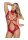 Magic Silk - Seamless Teddy - One Size - Red