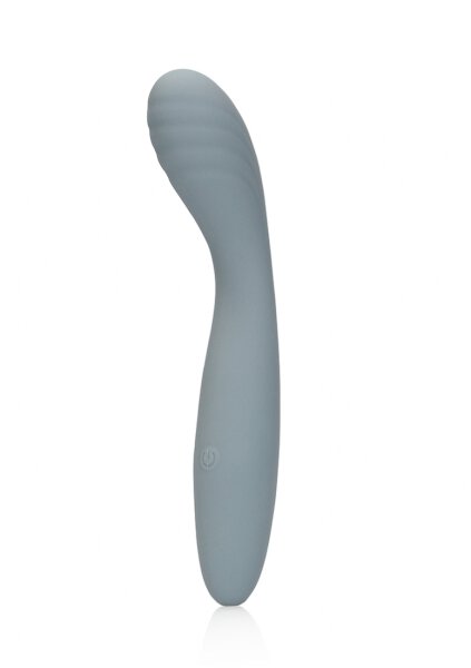 Loveline Ultra Soft Silikon G-Punkt Vibrator grau