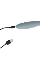 Loveline Ultra Soft Silikon G-Punkt Vibrator grau
