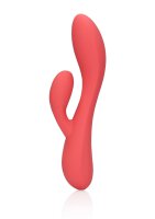 Loveline Glatter ultra softer Silikon Rabbit-Vibrator rosa