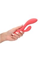 Loveline Glatter ultra softer Silikon Rabbit-Vibrator rosa