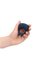 Loveline vibrating cock ring with tip blue