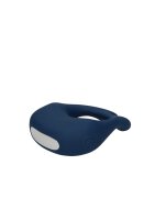 Loveline vibrating cock ring with tip blue